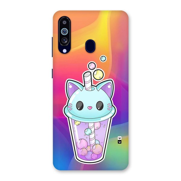 Cat Drink Back Case for Galaxy A60