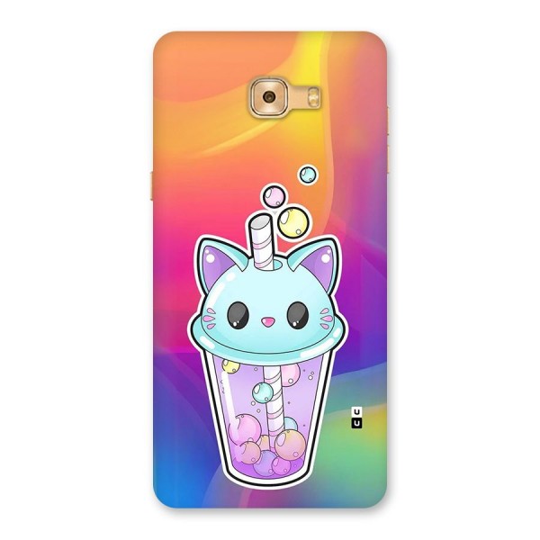 Cat Drink Back Case for Galaxy C9 Pro