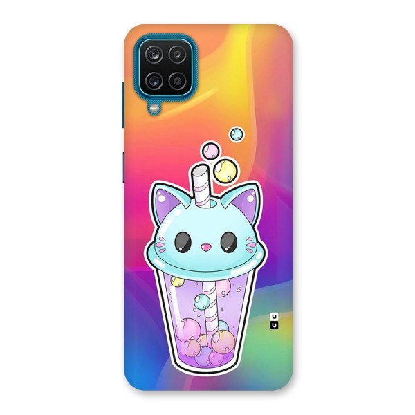 Cat Drink Back Case for Galaxy F12