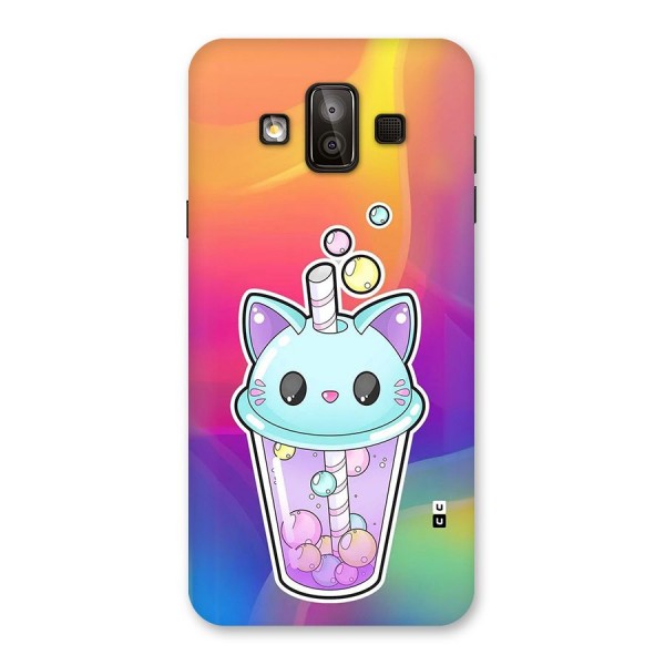 Cat Drink Back Case for Galaxy J7 Duo