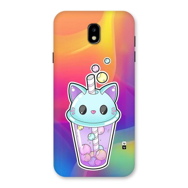 Cat Drink Back Case for Galaxy J7 Pro