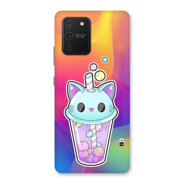 Cat Drink Back Case for Galaxy S10 Lite