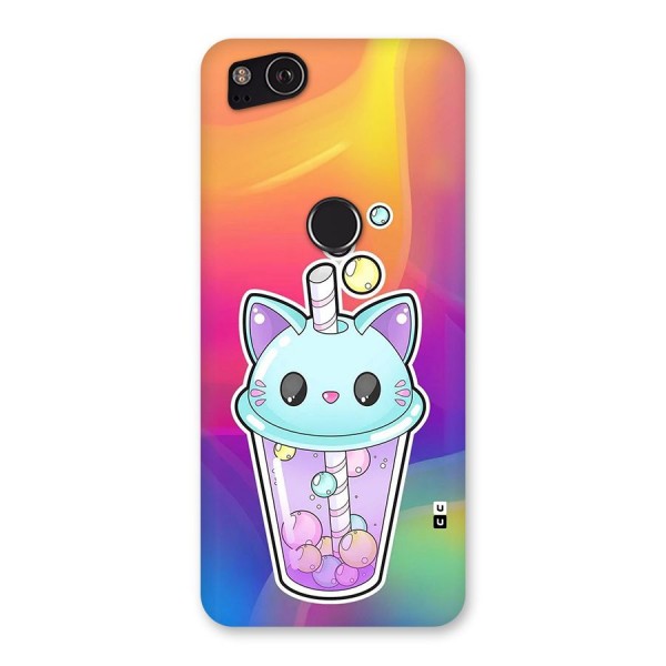 Cat Drink Back Case for Google Pixel 2