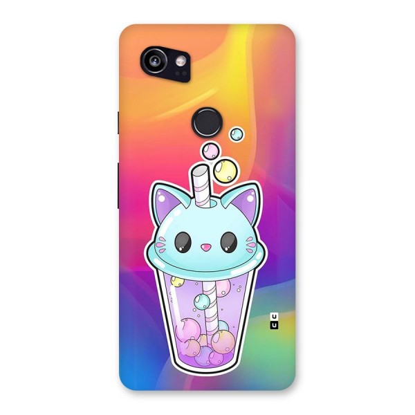 Cat Drink Back Case for Google Pixel 2 XL