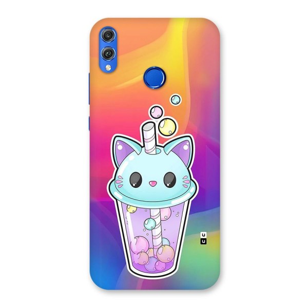Cat Drink Back Case for Honor 8X