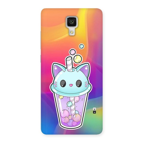 Cat Drink Back Case for Mi4