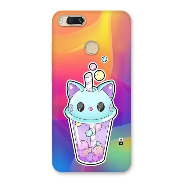 Cat Drink Back Case for Mi A1