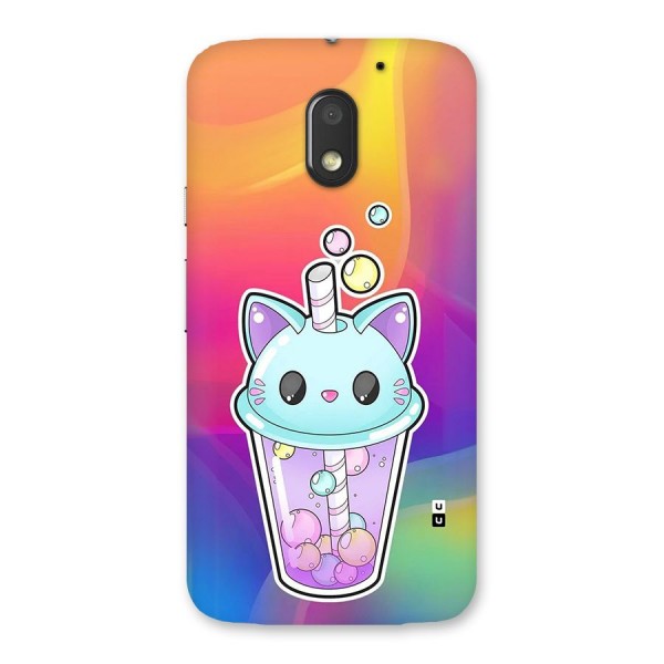 Cat Drink Back Case for Moto E3 Power