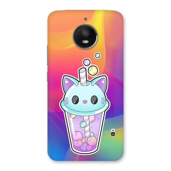 Cat Drink Back Case for Moto E4 Plus