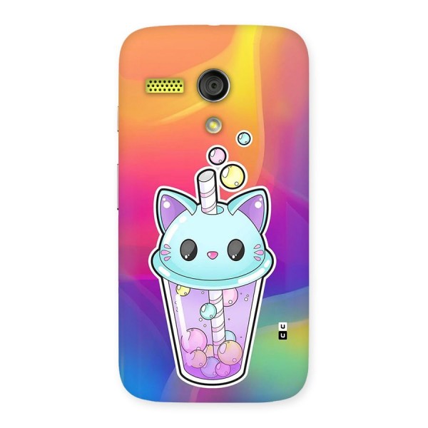 Cat Drink Back Case for Moto G