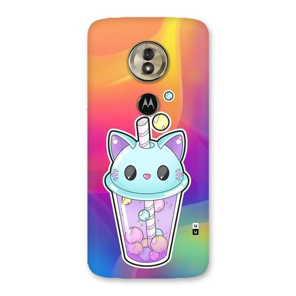 Cat Drink Back Case for Moto G6 Play