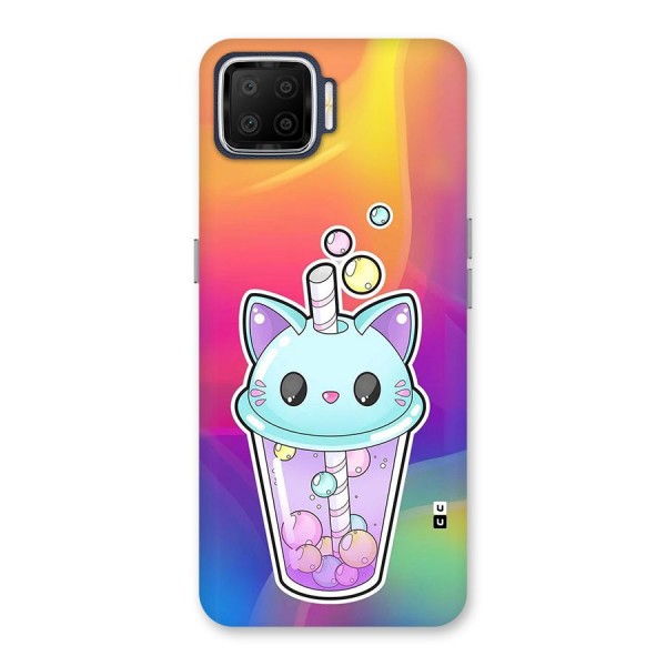 Cat Drink Back Case for Oppo F17