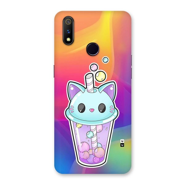 Cat Drink Back Case for Realme 3 Pro