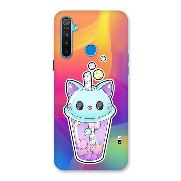 Cat Drink Back Case for Realme 5s