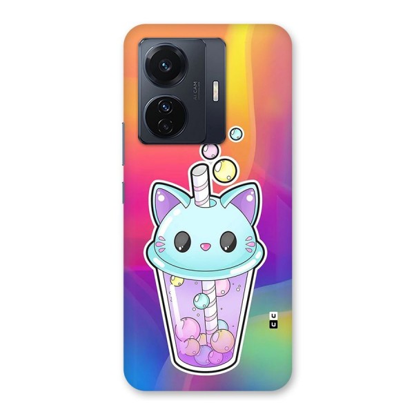 Cat Drink Back Case for Vivo iQOO Z6 Pro