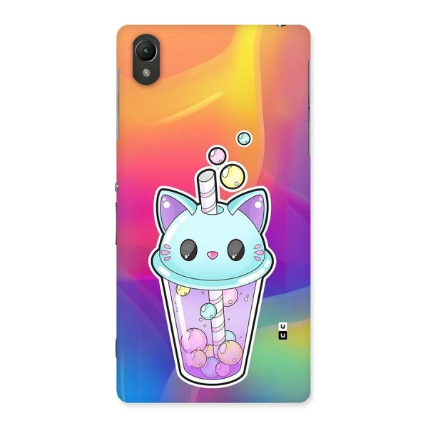 Cat Drink Back Case for Xperia Z2