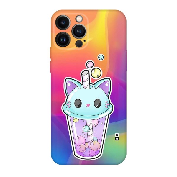 Cat Drink Back Case for iPhone 13 Pro Max