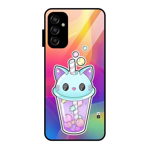 Cat Drink Glass Back Case for Galaxy F13