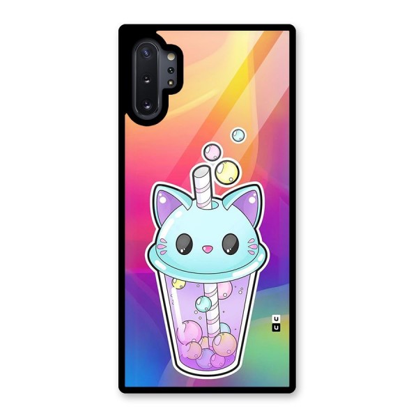 Cat Drink Glass Back Case for Galaxy Note 10 Plus