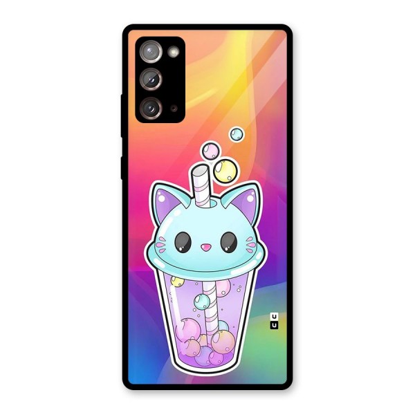 Cat Drink Glass Back Case for Galaxy Note 20