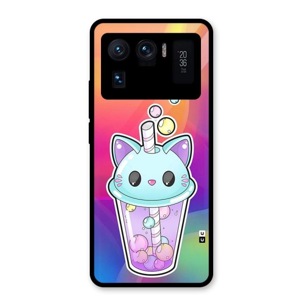 Cat Drink Glass Back Case for Mi 11 Ultra