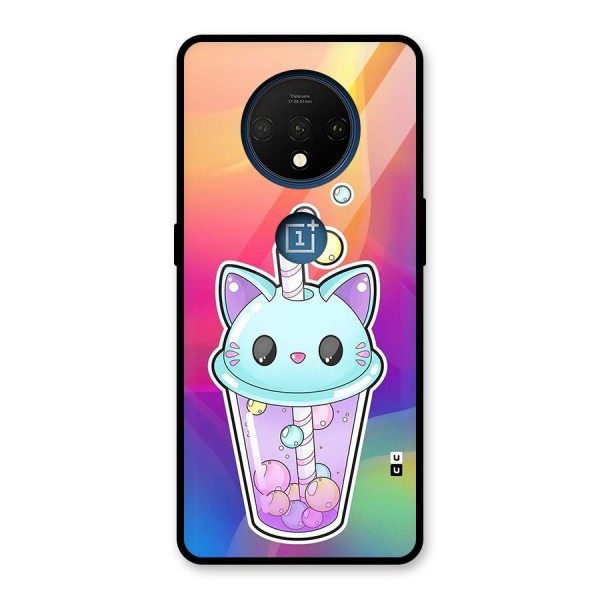 Cat Drink Glass Back Case for OnePlus 7T