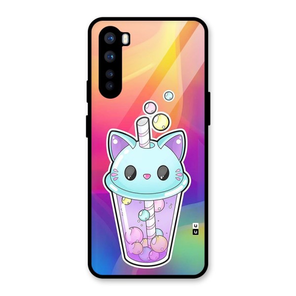 Cat Drink Glass Back Case for OnePlus Nord