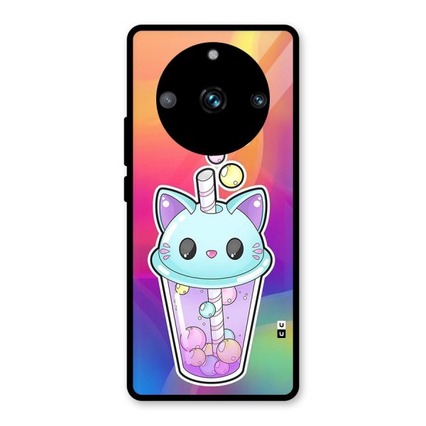 Cat Drink Glass Back Case for Realme 11 Pro