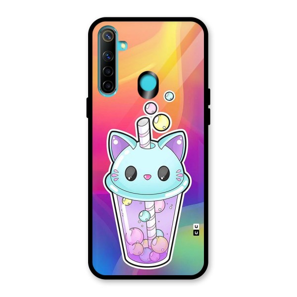 Cat Drink Glass Back Case for Realme 5