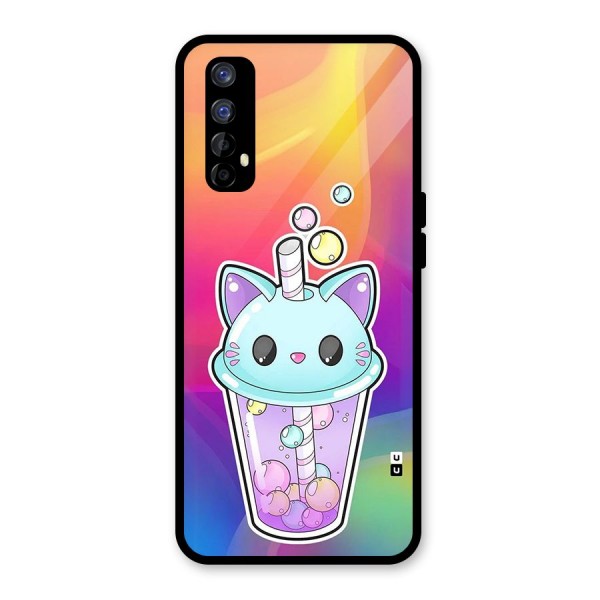 Cat Drink Glass Back Case for Realme 7