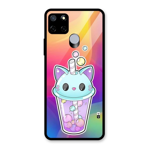 Cat Drink Glass Back Case for Realme C12