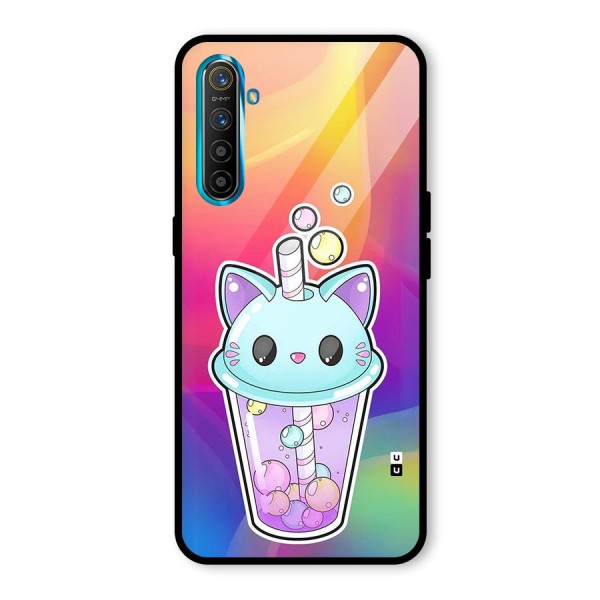 Cat Drink Glass Back Case for Realme X2