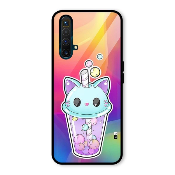 Cat Drink Glass Back Case for Realme X3 SuperZoom