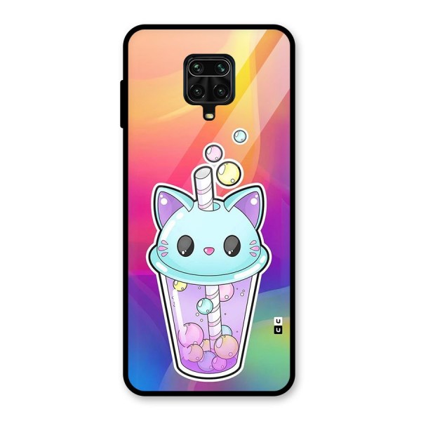 Cat Drink Glass Back Case for Redmi Note 10 Lite