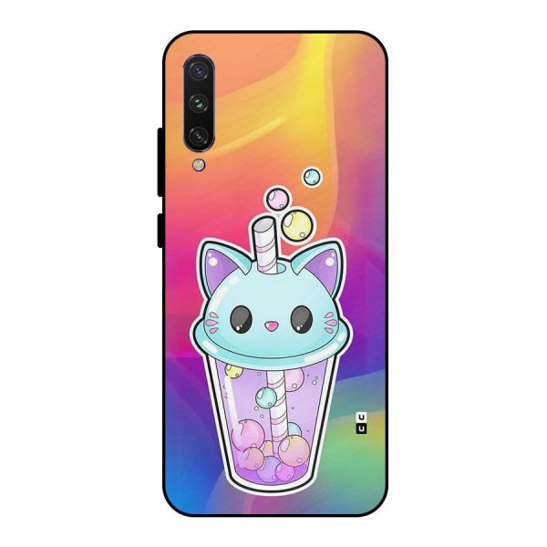 Cat Drink Metal Back Case for Mi A3