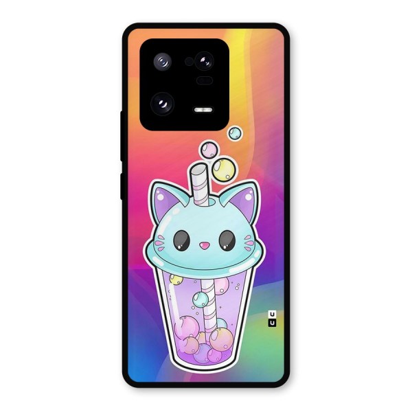 Cat Drink Metal Back Case for Xiaomi 13 Pro