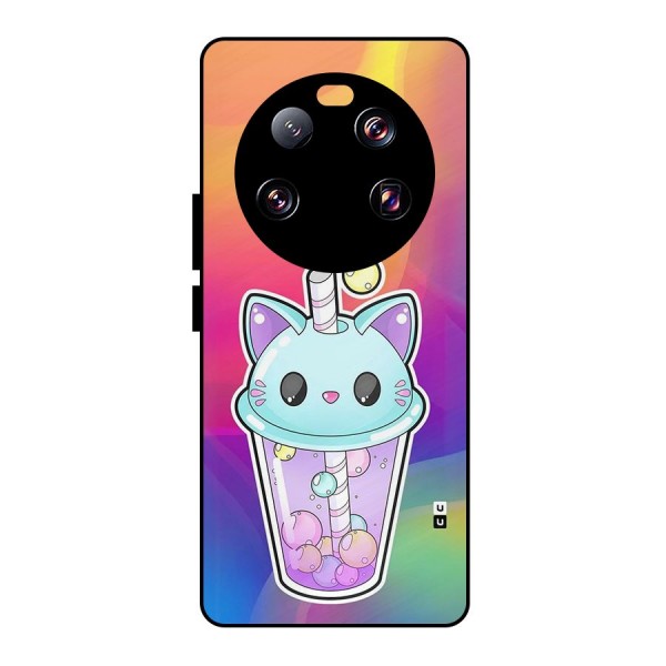 Cat Drink Metal Back Case for Xiaomi 13 Ultra