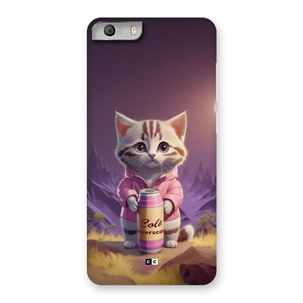 Cat Holding Can Back Case for Canvas Knight 2