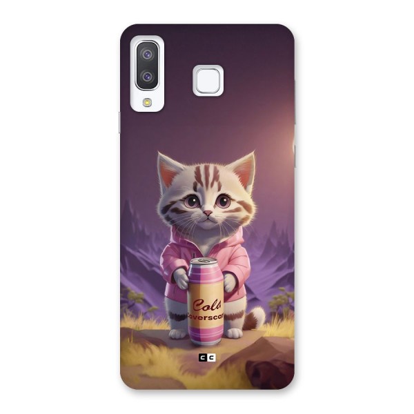 Cat Holding Can Back Case for Galaxy A8 Star