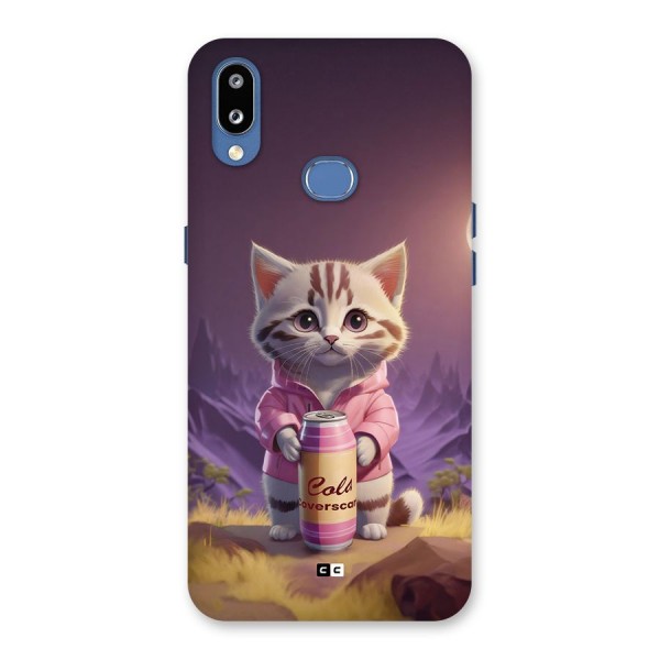 Cat Holding Can Back Case for Galaxy M01s