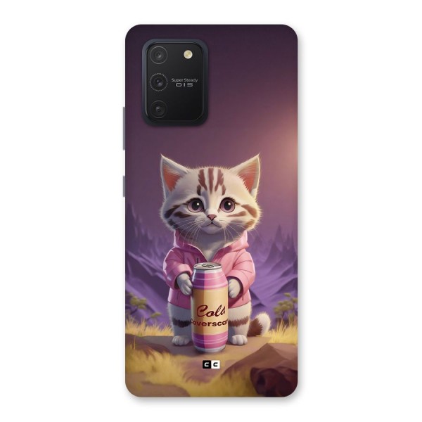 Cat Holding Can Back Case for Galaxy S10 Lite