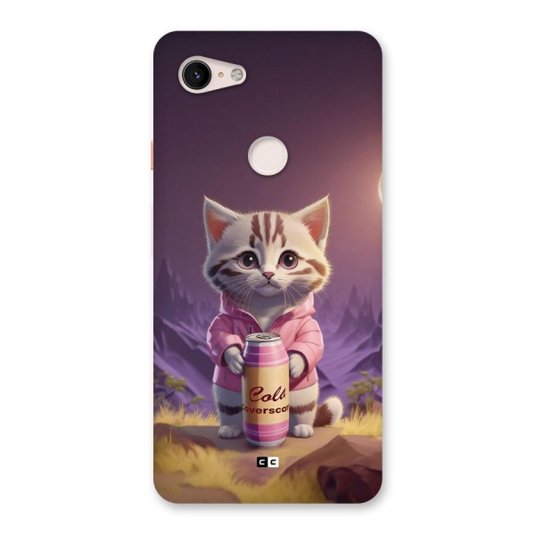 Cat Holding Can Back Case for Google Pixel 3 XL