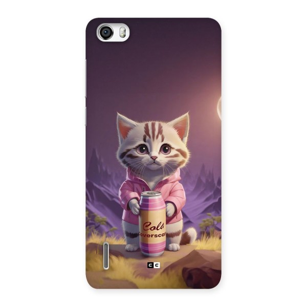 Cat Holding Can Back Case for Honor 6