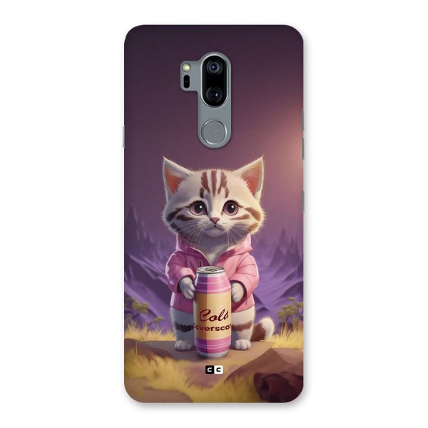 Cat Holding Can Back Case for LG G7