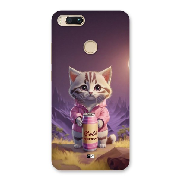 Cat Holding Can Back Case for Mi A1