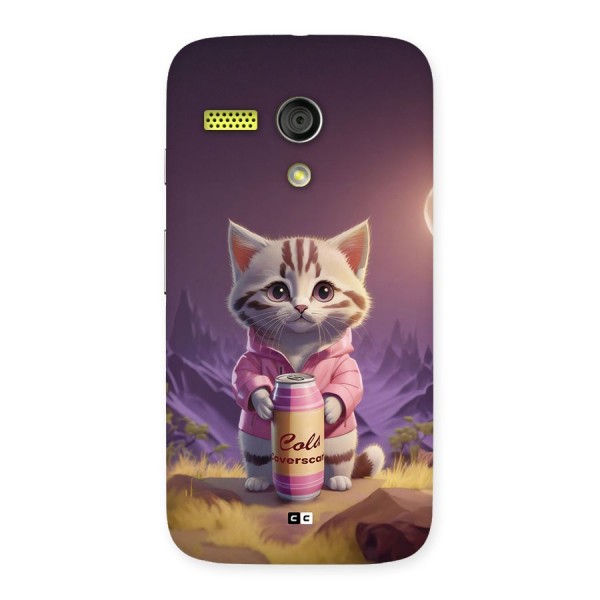 Cat Holding Can Back Case for Moto G