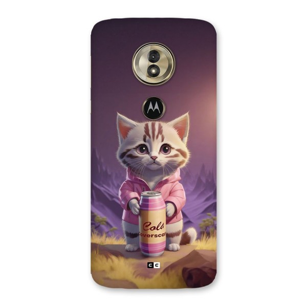 Cat Holding Can Back Case for Moto G6 Play