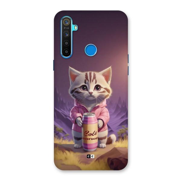 Cat Holding Can Back Case for Realme 5s