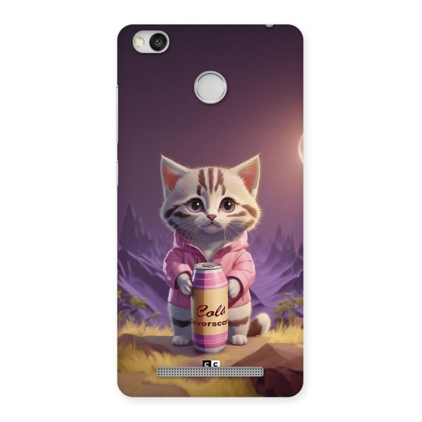 Cat Holding Can Back Case for Redmi 3S Prime