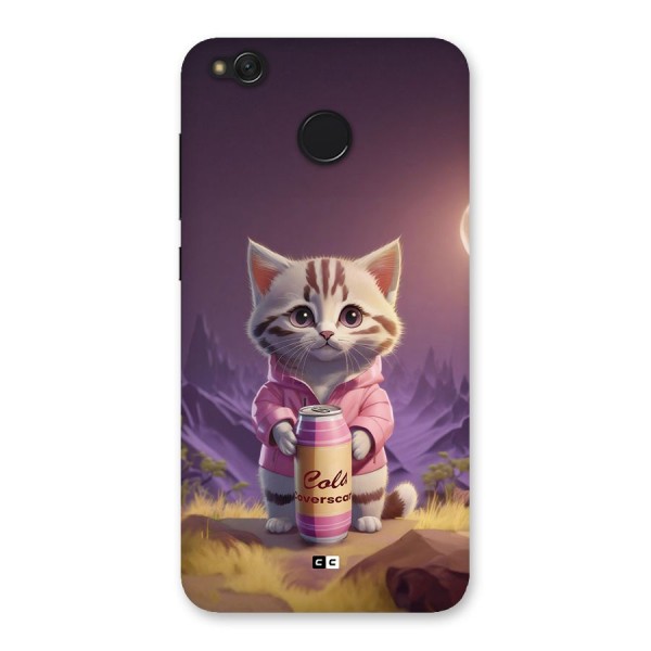 Cat Holding Can Back Case for Redmi 4